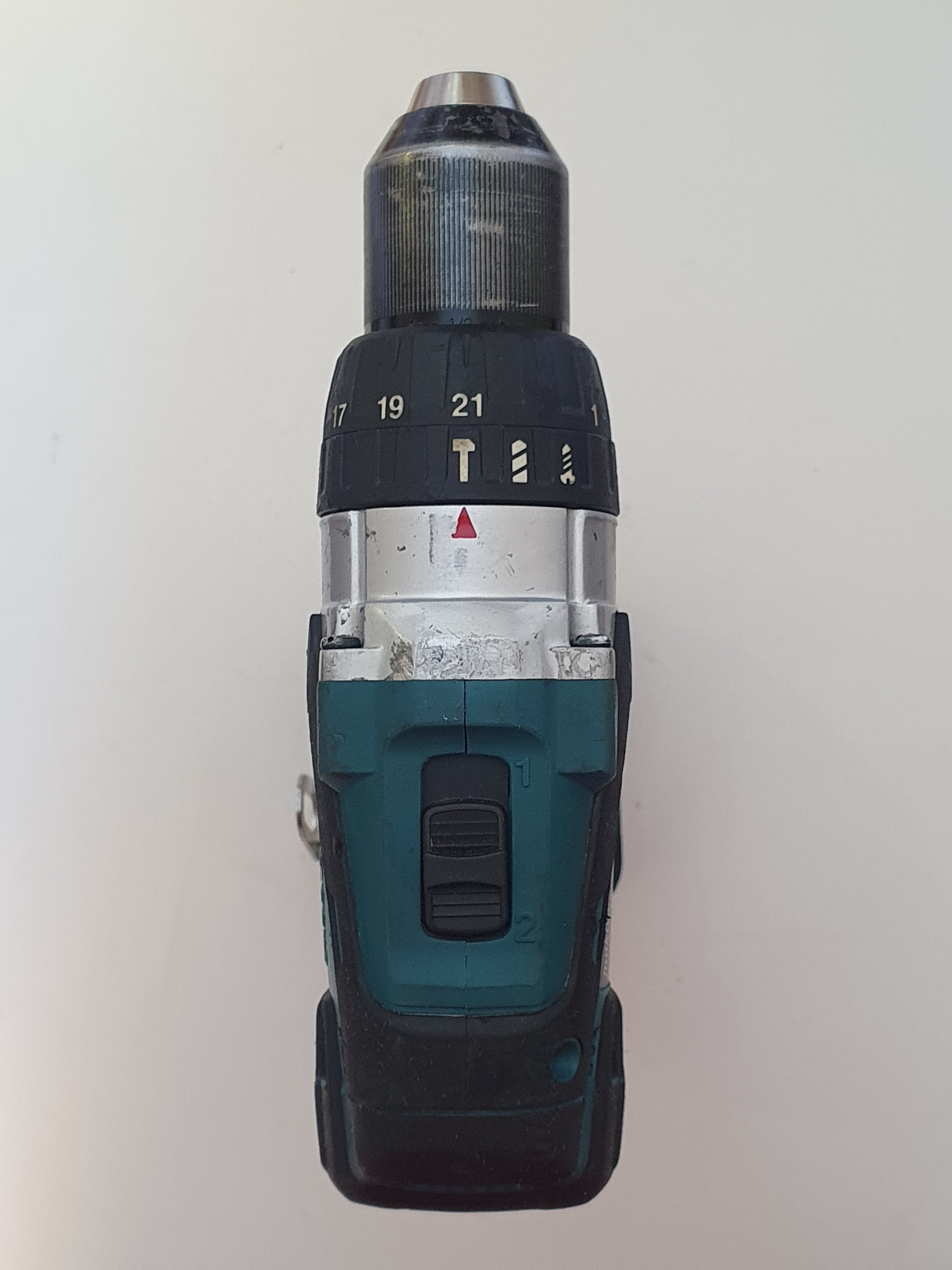 Makita Akkuporakone DHP458 yläpuolelta